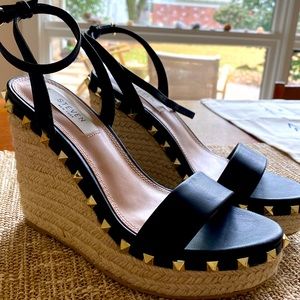 Black and Gold Wedges